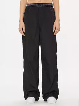 Спортивные брюки мешковатого кроя Tommy Jeans, черный