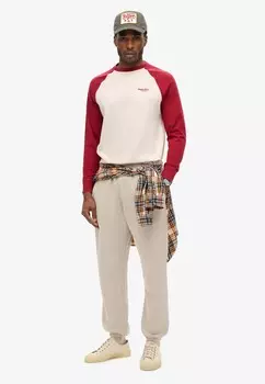 Спортивные брюки MICRO LOGO GRAPHIC JOGGERS Superdry, бежевый