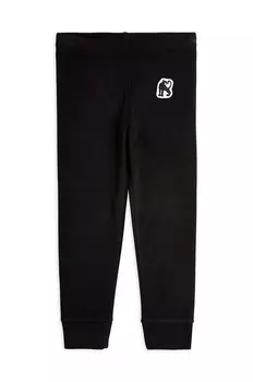 Спортивные брюки Mini Rodini для мальчиков и девочек, черный