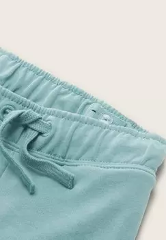 Спортивные брюки Mit Print TOM TAILOR, дымчато-зеленые