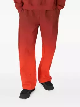 Спортивные брюки Moon с эффектом потертости Marine Serre, красный