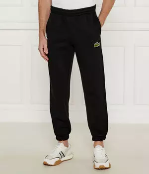 Спортивные брюки мужские Lacoste на резинке, черный