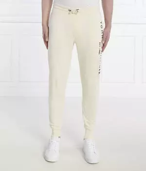 Спортивные брюки мужские Tommy Hilfiger с принтом, бежевый