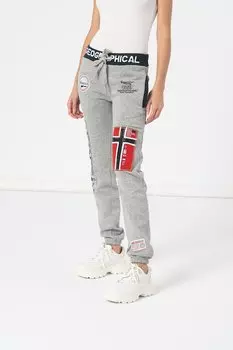 Спортивные брюки Myer с логотипом Geographical Norway, серый