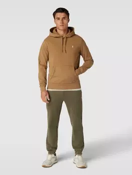 Спортивные брюки на эластичном поясе модель "АТЛЕТИК" Polo Ralph Lauren, оливково-зеленый