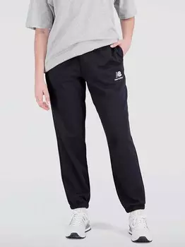 Спортивные брюки New Balance ESSENTIALS STACKED LOGO, черный
