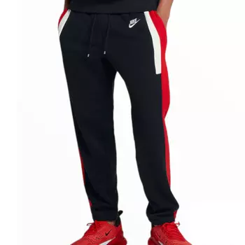 Спортивные брюки Nike Retro Splicing Knit, черный/красный