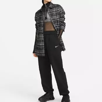 Спортивные брюки Nike Sportswear Phoenix Fleece Women's High-Waisted Oversized, черный