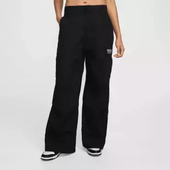 Спортивные брюки Nike Sportswear Woven Oversized Pant High Rise, черный