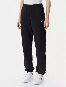 Спортивные брюки обычного кроя Badge DW0DW20679 Tommy Jeans, черный