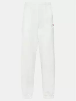 Спортивные брюки обычного кроя Badge DW0DW20679 Tommy Jeans, экрю