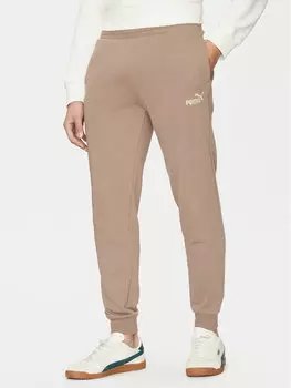 Спортивные брюки обычного кроя Ess No. 1 Logo 682609 Puma, коричневый