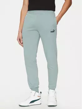 Спортивные брюки обычного кроя Ess No. 1 Logo 682609 Puma, зеленый