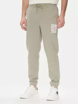 Спортивные брюки обычного кроя Painted J30J327535 Calvin Klein Jeans, зеленый