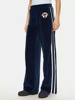 Спортивные брюки обычного кроя Velvet DW0DW20542 Tommy Jeans, синий