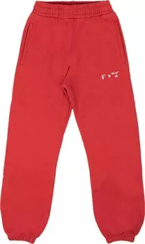 Спортивные брюки Off-White Logo Diag Jogger Sweatpants 'Red', красный