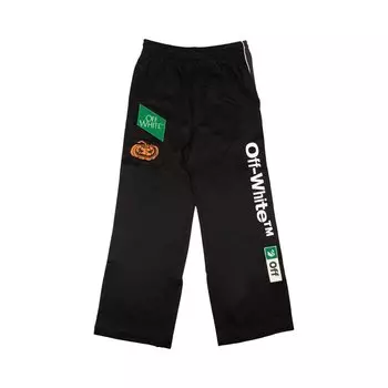 Спортивные брюки Off-White с мультилоготипом для скейтбординга, цвет Черный/Белый
