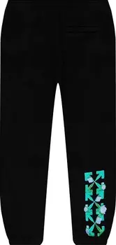 Спортивные брюки Off-White Tornado Arrow Slim Sweatpant 'Black/Multicolor', черный