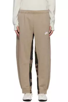 Спортивные брюки Overjoggingcamouflague бежевого и хаки-камо Bless