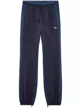 Спортивные брюки P-Bright с нашивкой-логотипом DIESEL, синий