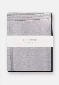 Спортивные брюки PACK OF 2 PULL&BEAR, серый