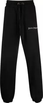 Спортивные брюки Palm Angels PXP Shiny Sweatpants 'Black/Silver', черный