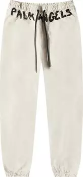 Спортивные брюки Palm Angels Seasonal Logo Vint Sweatpants White Black, разноцветный