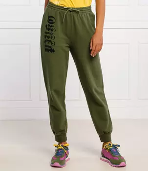 Спортивные брюки Pinko chaco regular fit, зеленый