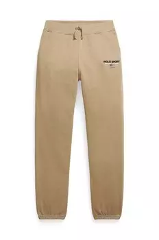 Спортивные брюки Polo Ralph Lauren для мальчиков и девочек, бежевый