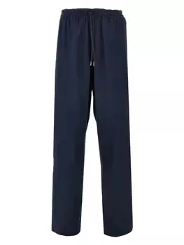 Спортивные брюки прямого кроя Emporio Armani, синий
