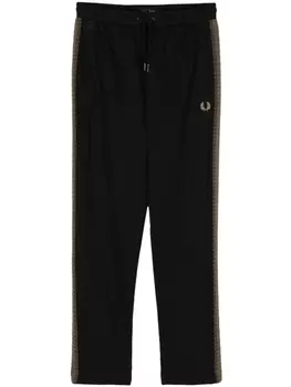Спортивные брюки прямого кроя Fred Perry, черный
