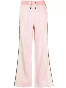 Спортивные брюки прямого кроя Moncler Grenoble, розовый