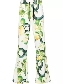 Спортивные брюки прямого кроя Roberto Cavalli, белый