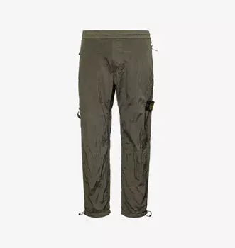 Спортивные брюки прямого кроя с логотипом-нашивкой Stone Island, зеленый