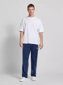 Спортивные брюки прямого кроя с пришитыми этикетками, модель «FIREBIRD» adidas Originals, светло-голубой