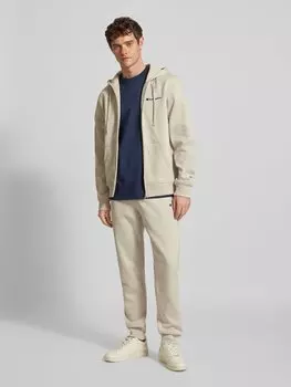 Спортивные брюки прямого кроя с вышитым логотипом CHAMPION, бежевый