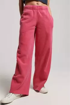 Спортивные брюки прямого кроя Superdry, розовый