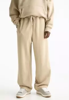Спортивные брюки PULL&BEAR, бежевый