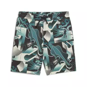 Спортивные брюки PUMA "CLASSICS Brand Love Shorts Men", черный