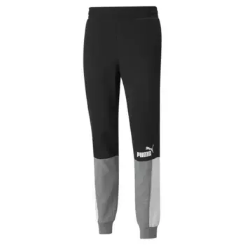 Спортивные брюки PUMA "Essentials+ Block Jogging Pants мужские", черный