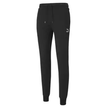 Спортивные брюки PUMA "Классические спортивные брюки с манжетами мужские", черный
