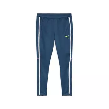 Спортивные брюки PUMA Tapered Workout Pants Individual BLAZE, цвет Gentian