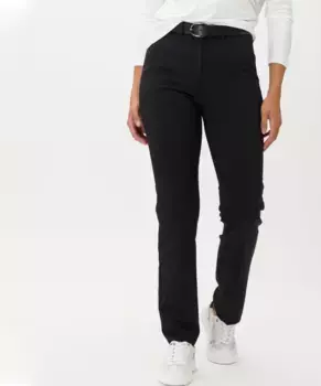 Спортивные брюки RAPHAELA by BRAX "Городские брюки в стиле 7/8", черный