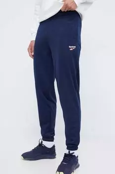 Спортивные брюки Reebok, темно-синий