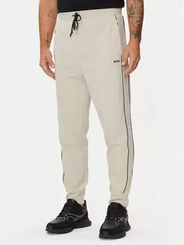 Спортивные брюки regular fit Boss, бежевый