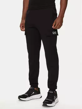 Спортивные брюки regular fit Ea7 Emporio Armani, черный