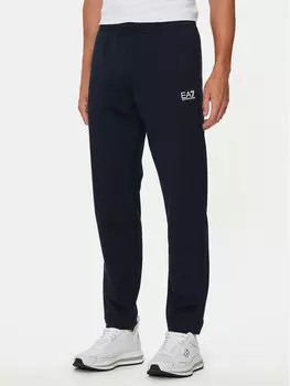 Спортивные брюки regular fit Ea7 Emporio Armani, синий