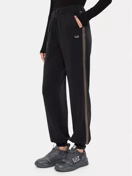 Спортивные брюки regular fit Ea7 Emporio Armani, черный