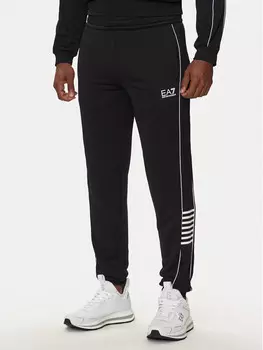 Спортивные брюки regular fit Ea7 Emporio Armani, черный