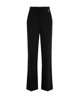 Спортивные брюки regular fit Elisabetta Franchi, черный